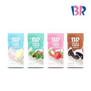 [배스킨라빈스] 베리베리스트로베리 멸균우유 190ml 24개 외 민트초코/쿠키앤크림/이상한나라의솜사탕