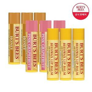 [버츠비] 비즈왁스/허니/자몽 립밤x3 택1(+필로우케이스증정)