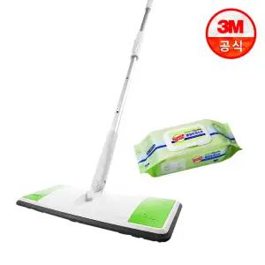 대형 올터치 막대걸레 + 베이직 더블액션 물걸레 30매