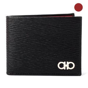 페라가모 간치니 리바이벌 레드 반지갑 66A066 685994 66 A066 0685994