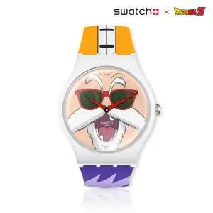 [스와치][본사]  [Swatch x DBZ] Kamesennin 뉴 젠트 SUOZ346