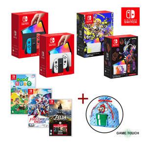 닌텐도 스위치 OLED모델+인기타이틀 택1+랩핑백(색상 랜덤)
