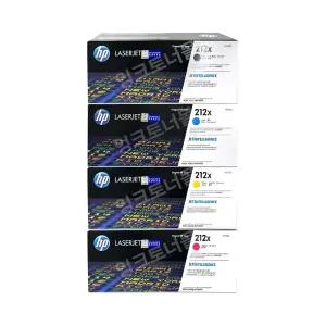 HP 212X(대용량)정품토너 4색세트(W2120X검정,W2121X파랑,W2122X노랑,W2123X빨강) M554dn M555dn M555x