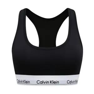 CK 캘빈클라인 모던 코튼 AF 레이서백 노패드 브라렛 여성 언더웨어 브라 블랙 F3785-001
