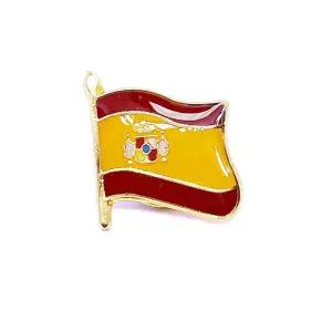 [아트박스]/로고마크 세계각국의 휘날리는 국기 뺏지-스페인