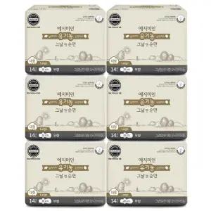 예지미인 생리대 그날엔 순면 대형 14p x6개