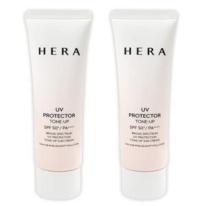 헤라 유브이 UV 프로텍터 톤업 선크림 50ml SPF50+ 2개
