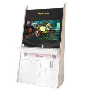 32인치 강화유리 스탠드형 오락실게임기 화이트 (DX팩)