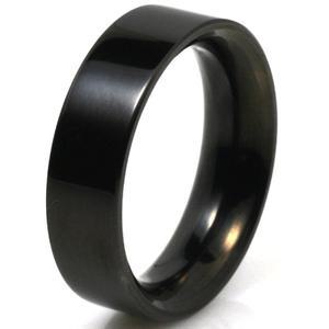 [타티아스]T-113 블랙 티타늄 반지, 이니셜 무료, 무료배송, 맞춤제작, 평생 A/S