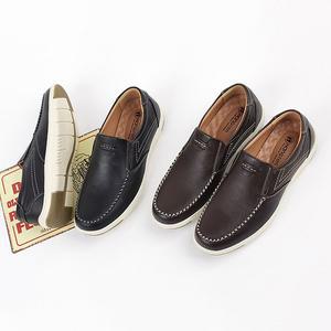 [디아]행텐 남성 스티치 천연가죽 밴딩 키높이 로퍼 4cm