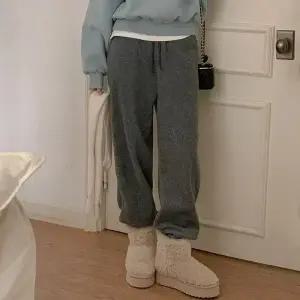 [코코블랑] 히팅 후리스 조거팬츠(밴딩)