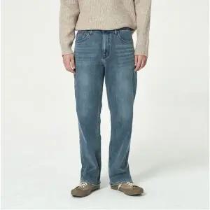 [잠뱅이](김해점)유니)오비안밴드 바이오스톤 캣 솔트워싱 양모데님 TG-LB AN4DTG845