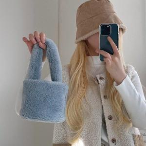 [프롬헤븐] 포그미 뽀글 토트 퍼가방