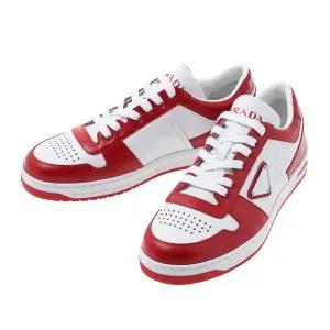 [롯데백화점]프라다 다운타운 가죽 스니커즈 2EE364 3LKG F0O3N