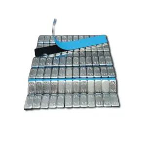 쿠산업 휠납(Fe5) 400줄 24kg 실버/블랙 붙이는납 타이어납 휠발란스추