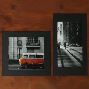 종이액자 사진틀 페이퍼프레임 사진꽂이세트 5X7 블랙