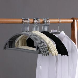 고급 매장용 어깨뿔방지 드레스룸 옷걸이 논슬립 니트 옷가게 벨벳 옷걸이