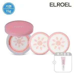 [기본] 엘로엘 핑크 톤업 선쿠션 15g 본품1개+리필2개+비타크림 50ml