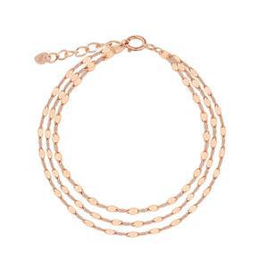 갤러리아 14K 팔찌 여자 금팔찌 3줄 잠자리 체인