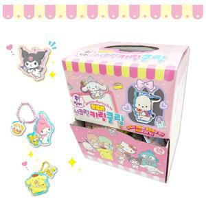 시크릿 키링 클립 산리오 열쇠고리 랜덤 뽑기 쿠로미 포차코 캐릭터 마이멜로디 시나모롤