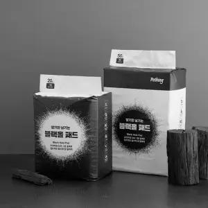 [8개세트] 펫띵 블랙홀 배변패드 대형 20매 강아지 배변패드