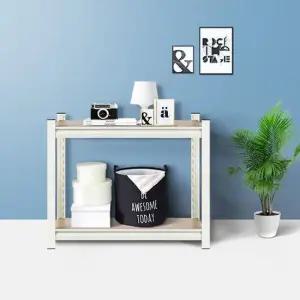 간편랙 800 2단 조립식 앵글제작 메탈선반 미니진열대 철제선반 틈새수납장 앵글