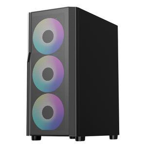 :마이크로닉스 COOLMAX 스테디 컴퓨터 PC 케이스 (블랙)