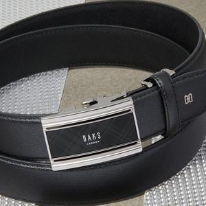 [닥스](강남점)DBBE4F784BK [자동벨트][Gloss Check] 블랙 체크패턴 크리스탈버클 소가죽 자동벨트