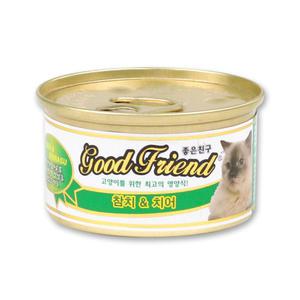 굿프랜드 고양이캔 참치&치어 85g x 24개