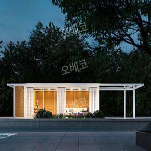 시스템파고라 옥탑하우스 옥상 야외 천막