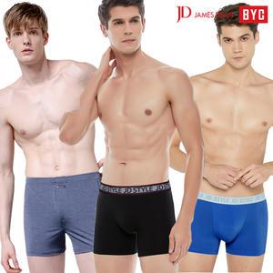 (최대 30% OFF)BYC 제임스딘 남성 트렁크 드로즈 3종/5종 세트 순면 기능성 팬티