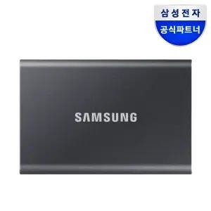 삼성전자 삼성 포터블 외장 SSD T7 4TB 타이탄그레이 MU-PC4T0T/WW 데이터복구서비스 +무선충전기