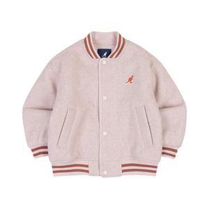 [캉골키즈](광주신세계)울 라이크 패디드 베이스볼 점퍼 QD 0005 핑크 (AQDCJP00050PK)