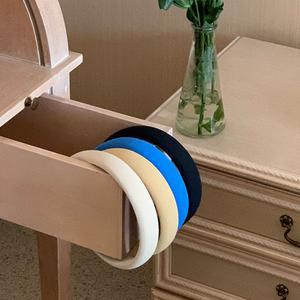 여자 가을 면 단색 기본 베이직 헤어밴드