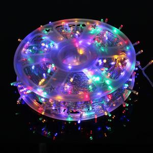 가게 건물 외부 연말 대형 조명장식 컬러 줄 전구 (50m) 라이트 캠핑 줄등