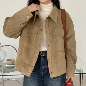 [제작] 에토즈 스웨이드 누빔 루즈핏 자켓 78489 빅사이즈여성의류