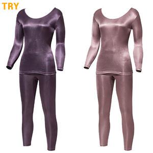 TRY국내산80수이중직바이올렛여내복상하1세트 TW9II53