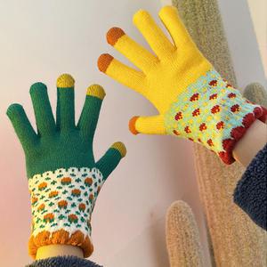 메일리 귀요미 니트 스크린터치 장갑