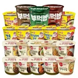오뚜기 CJ 컵밥 컵반 53종 골라담기