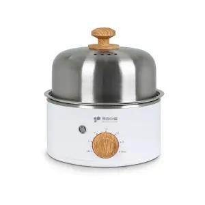키친아트 스텐 계란찜기 타이머 스팀 전기 찜기 KA-1577S1