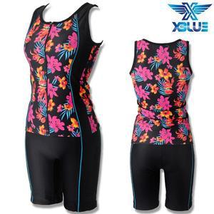 XBLUE 여자 아쿠아로빅 투피스 수영복 NM6113 최신유행