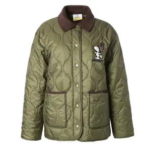 [롯데백화점]클라이드앤 여성 스누피 퀼팅 카라점퍼 FPAJP671F