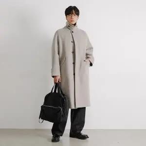 [애드호크]남여공용 세미 오버핏 핸드메이드 발마칸 코트 HAAHC90_CA