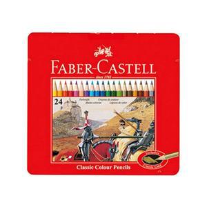 파버카스텔 틴케이스 일반 유성 색연필 24색
