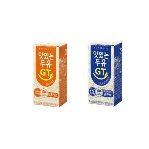 맛있는 두유 GT 달콤한맛 190ml x 24개 + 고단백 190ml x 24개
