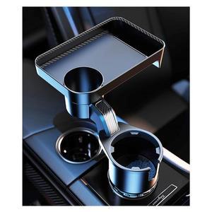 차량용 트레이 테이블 컵홀더 360도 회전 선반
