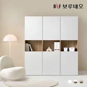 [착불]보루네오 애드 수납장 키큰장 1800 J세트 거실 베란다 다용도 높은 깊은