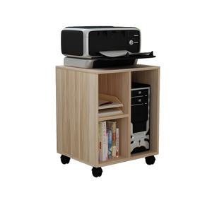 컴퓨터 본체 수납장 받침대 데스크탑 PC 이동식 선반 프린터 캐비닛