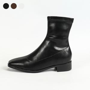 페조 앵클부츠 스판 삭스 통굽부츠 3cm