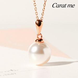 [캐럿미]14/18k 클래식 10mm 진주 목걸이 펜던트